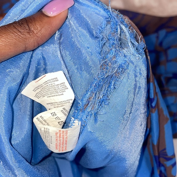 PLT Blue Abstract Print Bodycon Dress 💙 - Picture 7 of 7